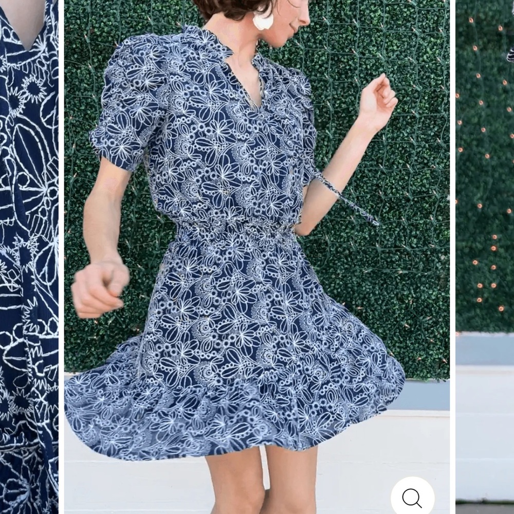 JOY JOY MARITIME ELEGANCE EMBROIDERED DRESS - Picture 15 of 15